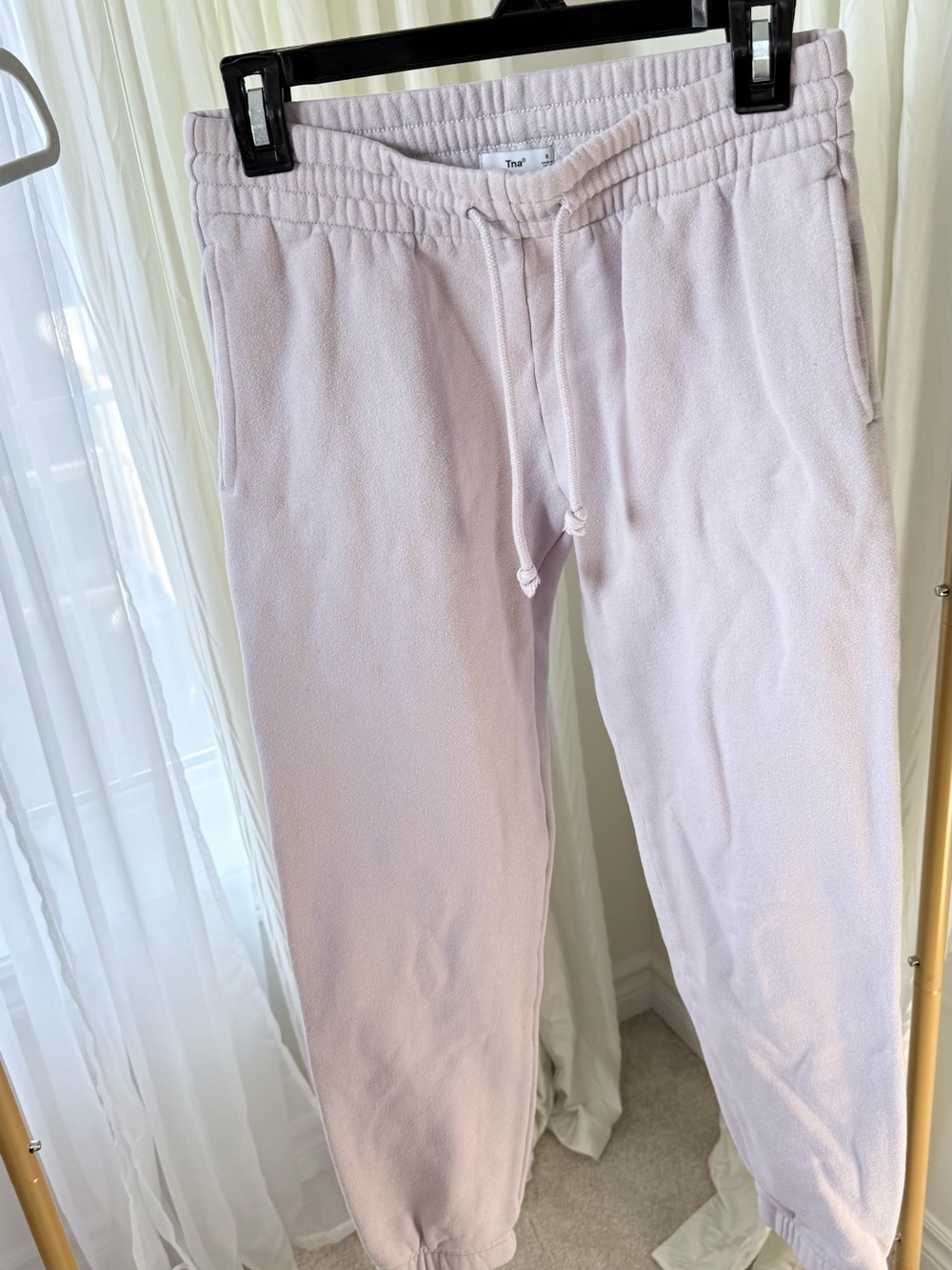 Women’s Light Pink Drawstring Sweatpants